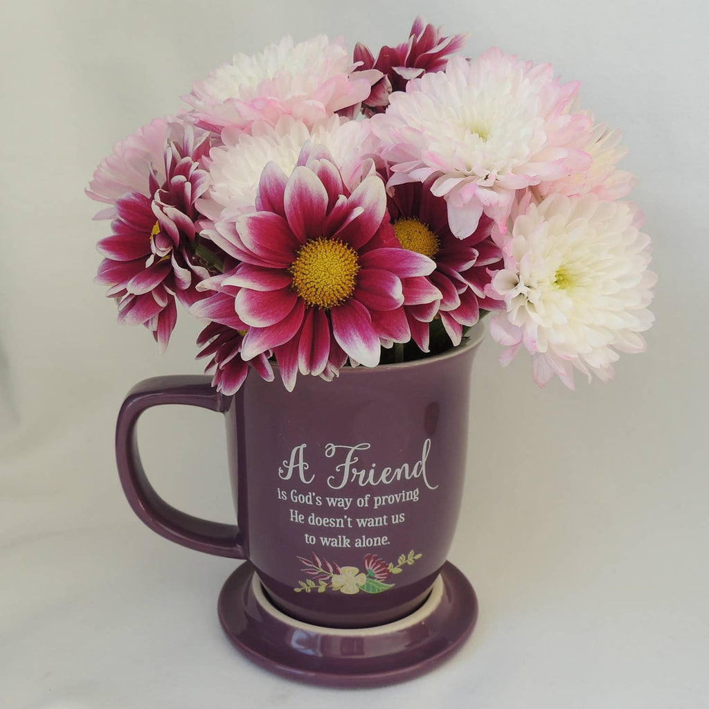Friend Purple Coaster Mug