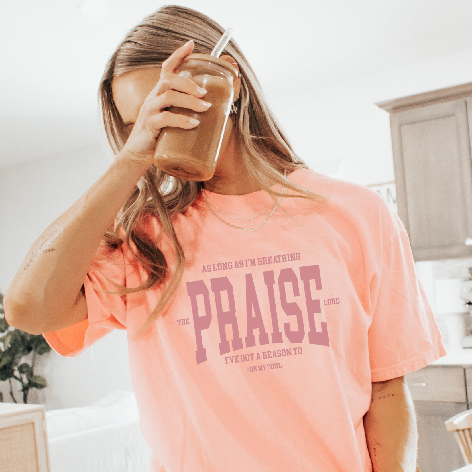 Praise The Lord Tee - Christian Summer Graphic Tee
