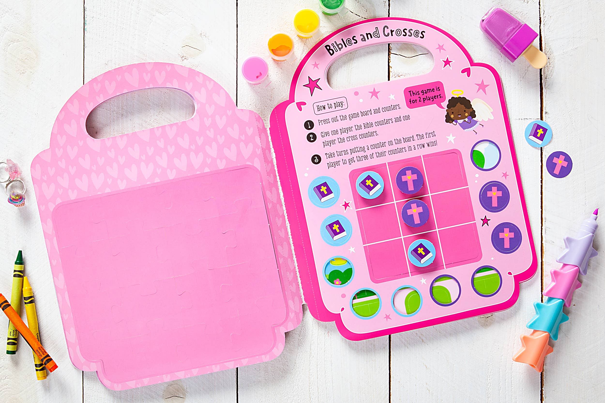 My Pretty Pink Bible Activity Book (Ages 3+, Summer Reading)
