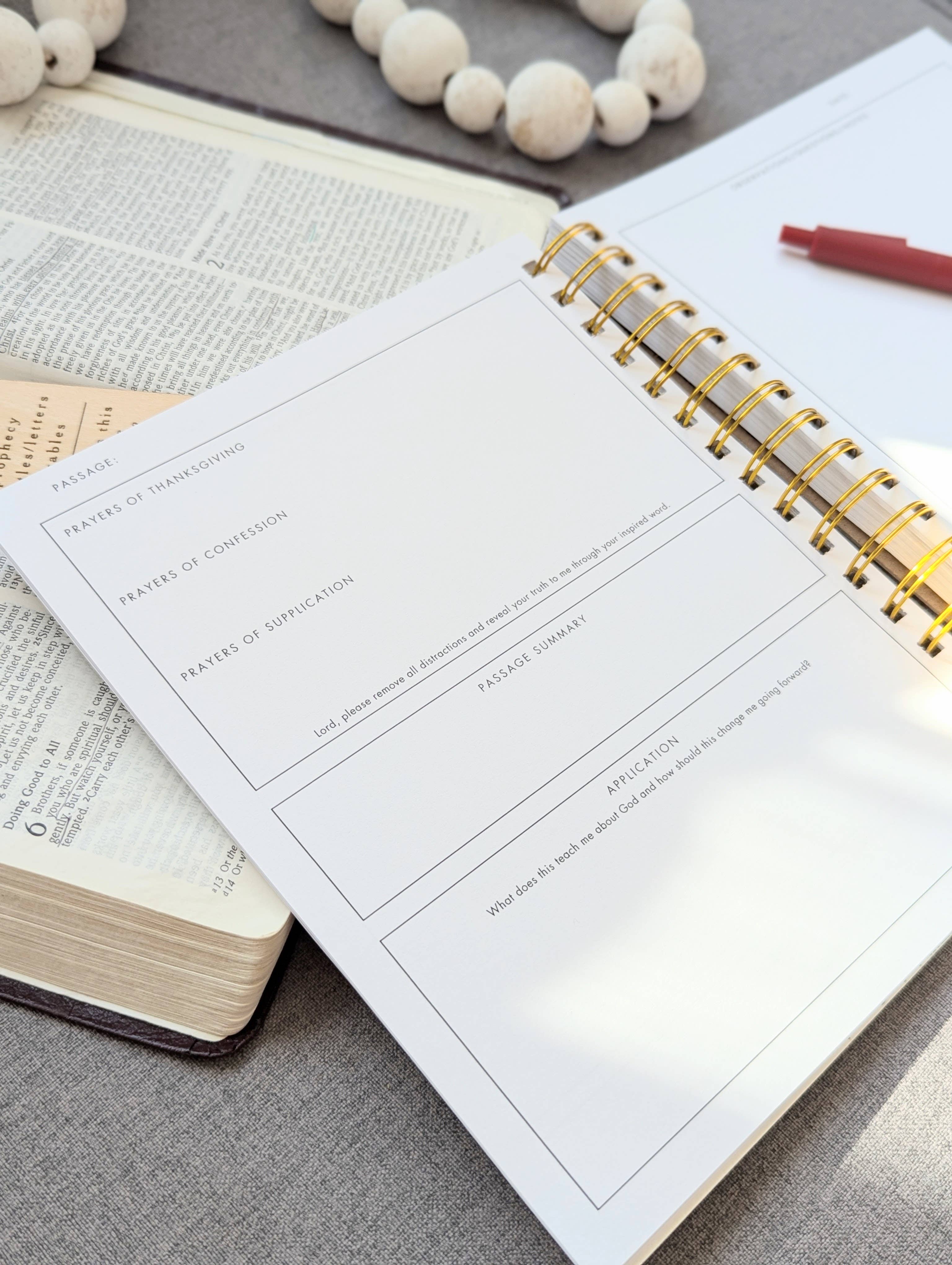 Bible Study Journal